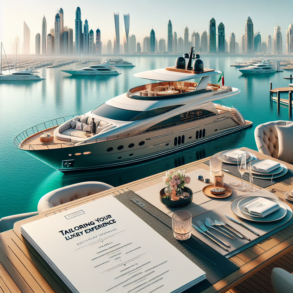 Tailoring Your Luxury Experience: Customization Options for Yacht Rental Packages in Dubai