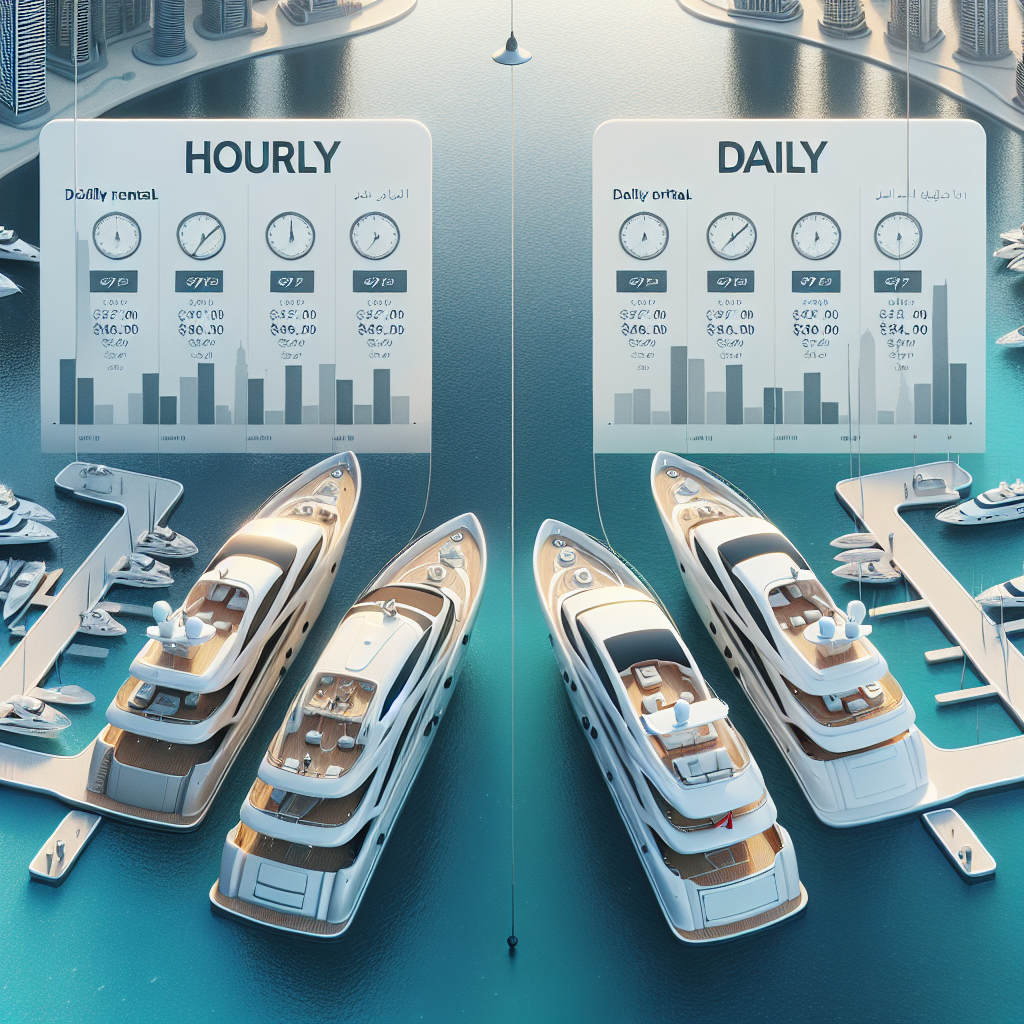 Hourly vs. Daily Yacht Rental Rates in Dubai: Which is Best for You?