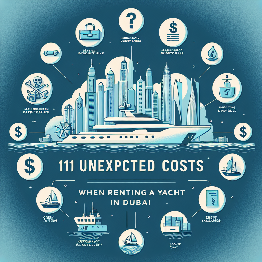 11 Hidden Costs to Be Aware of in Yacht Rentals in Dubai