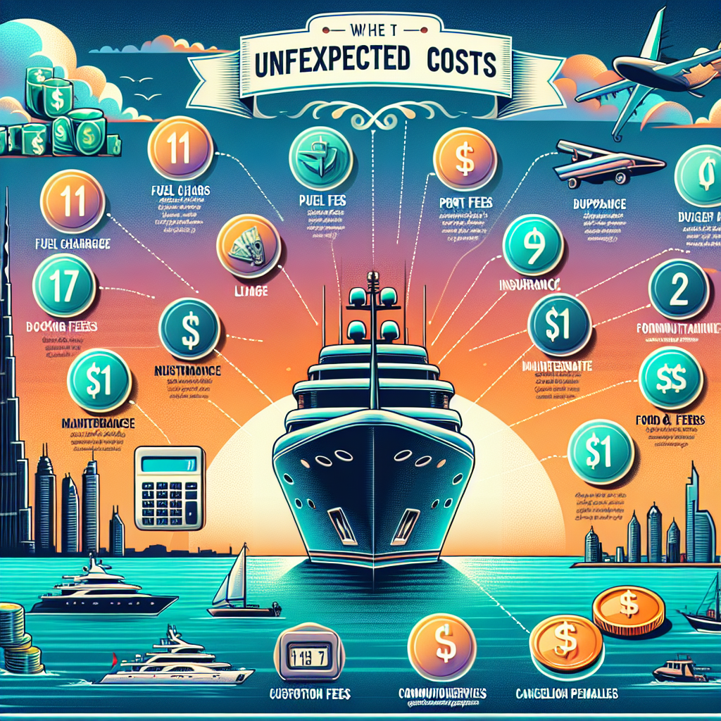 11 Hidden Costs to Be Aware of in Yacht Rentals in Dubai